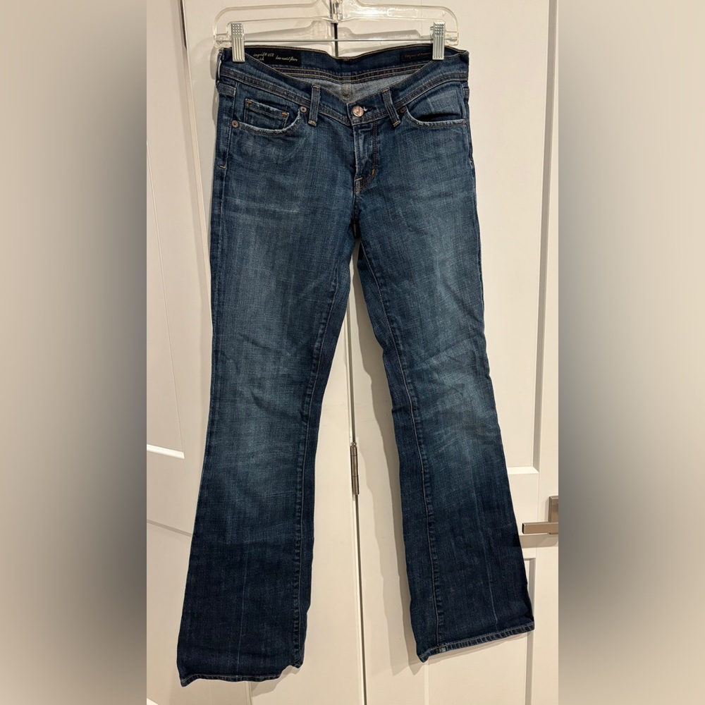 Citizens Of Humanity Dark Blue Ingrid Flare Jeans. Size 28 - Picture 11 of 13